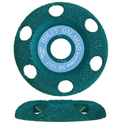 Schleifscheibe Grün rund Holey Galahad King Arthur Tools