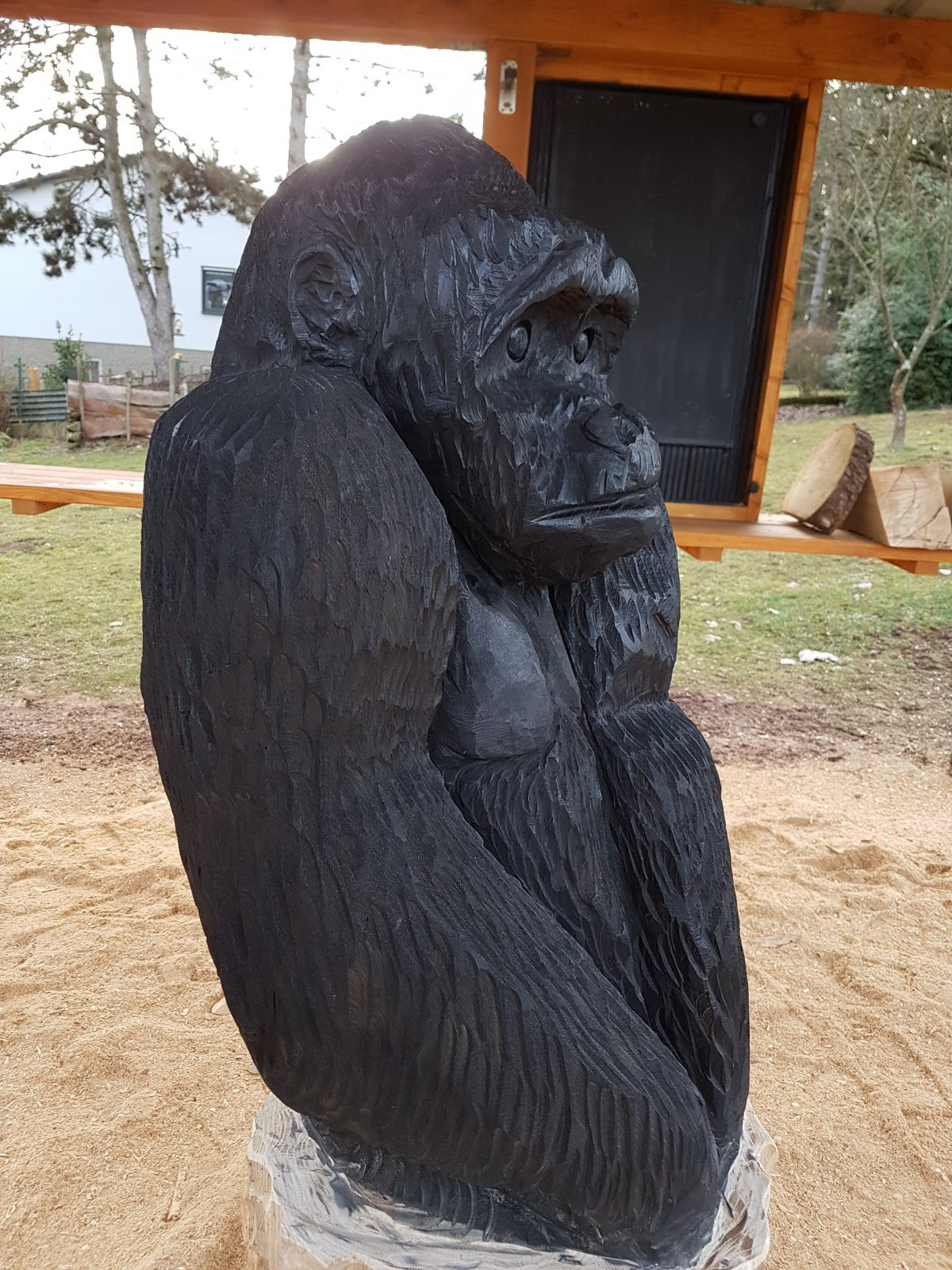 Gorilla Skulptur